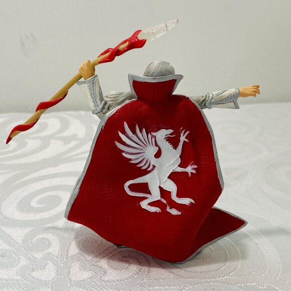 Schleich GRIFFIN KNIGHT MAGICIAN World Of History 72063 Red Cape 6" Figure EUC - Picture 2 of 6
